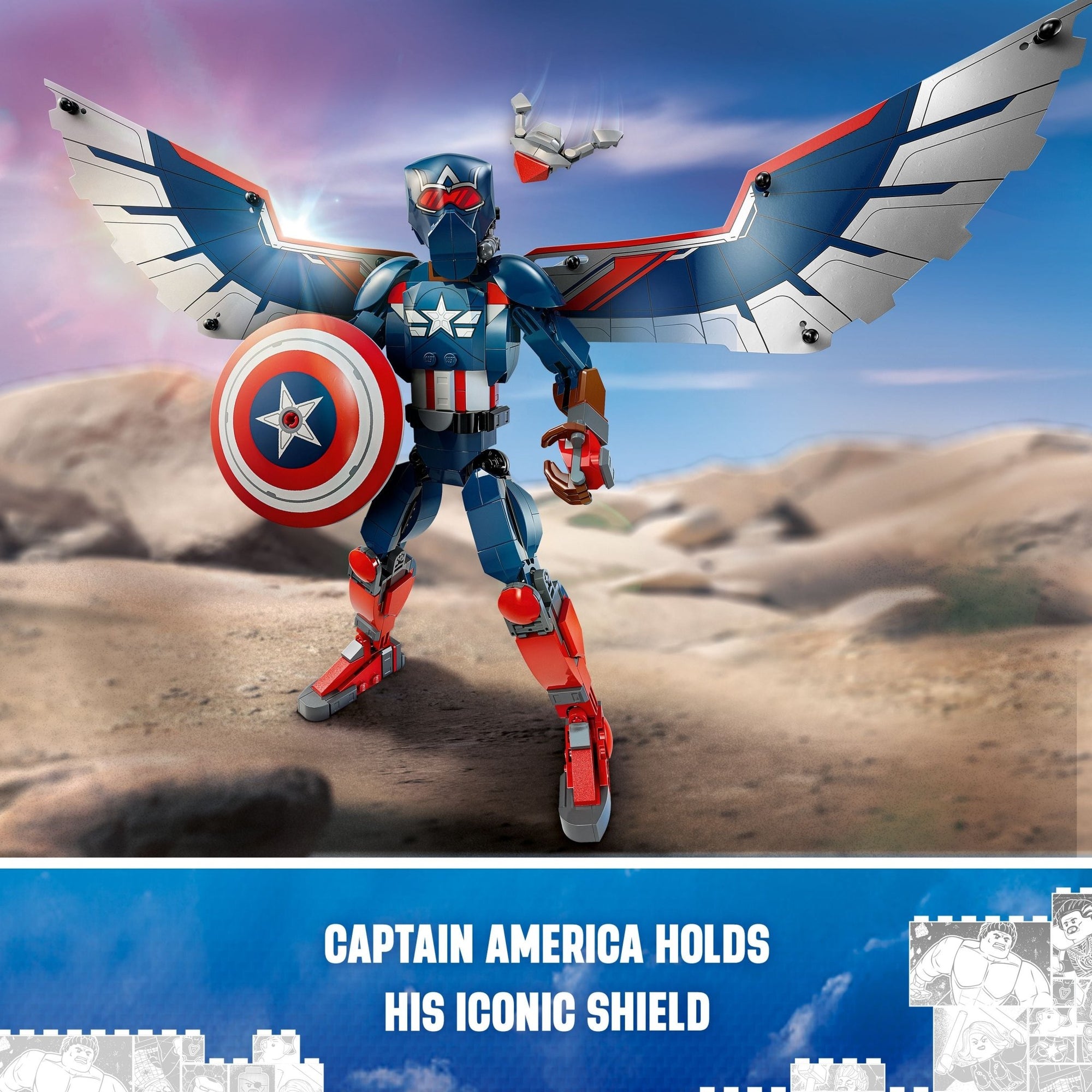 LEGO®Marvel New Captain America Construction Figure 76296 - Mastermind Toys___236888