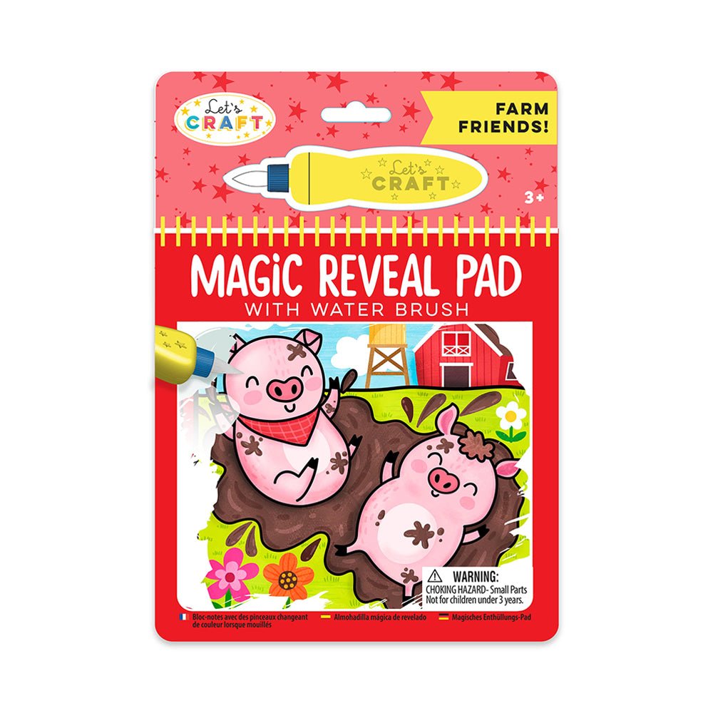 Let's Craft Magic Reveal Pad Awesome Animals Assorted - Mastermind Toys___223460