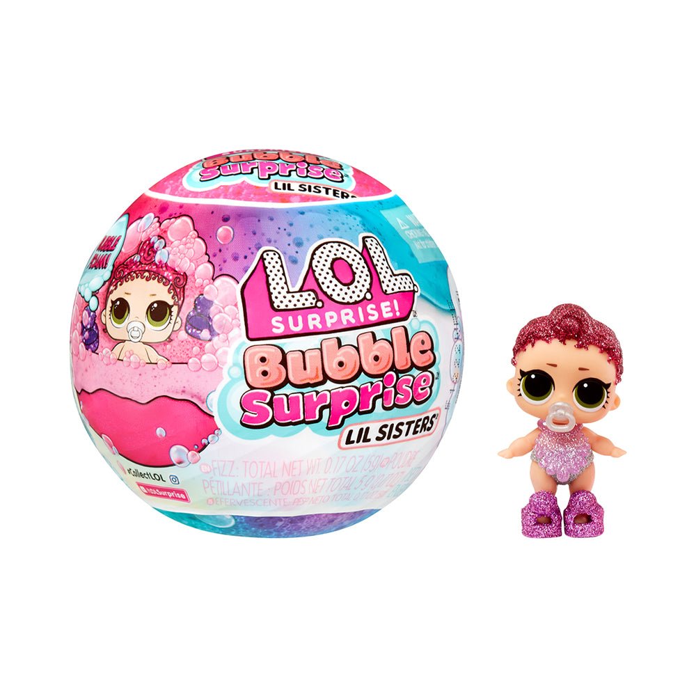 L.O.L. Surprise Bubble Surprise Lil Sisters Asst - Mastermind Toys___230847