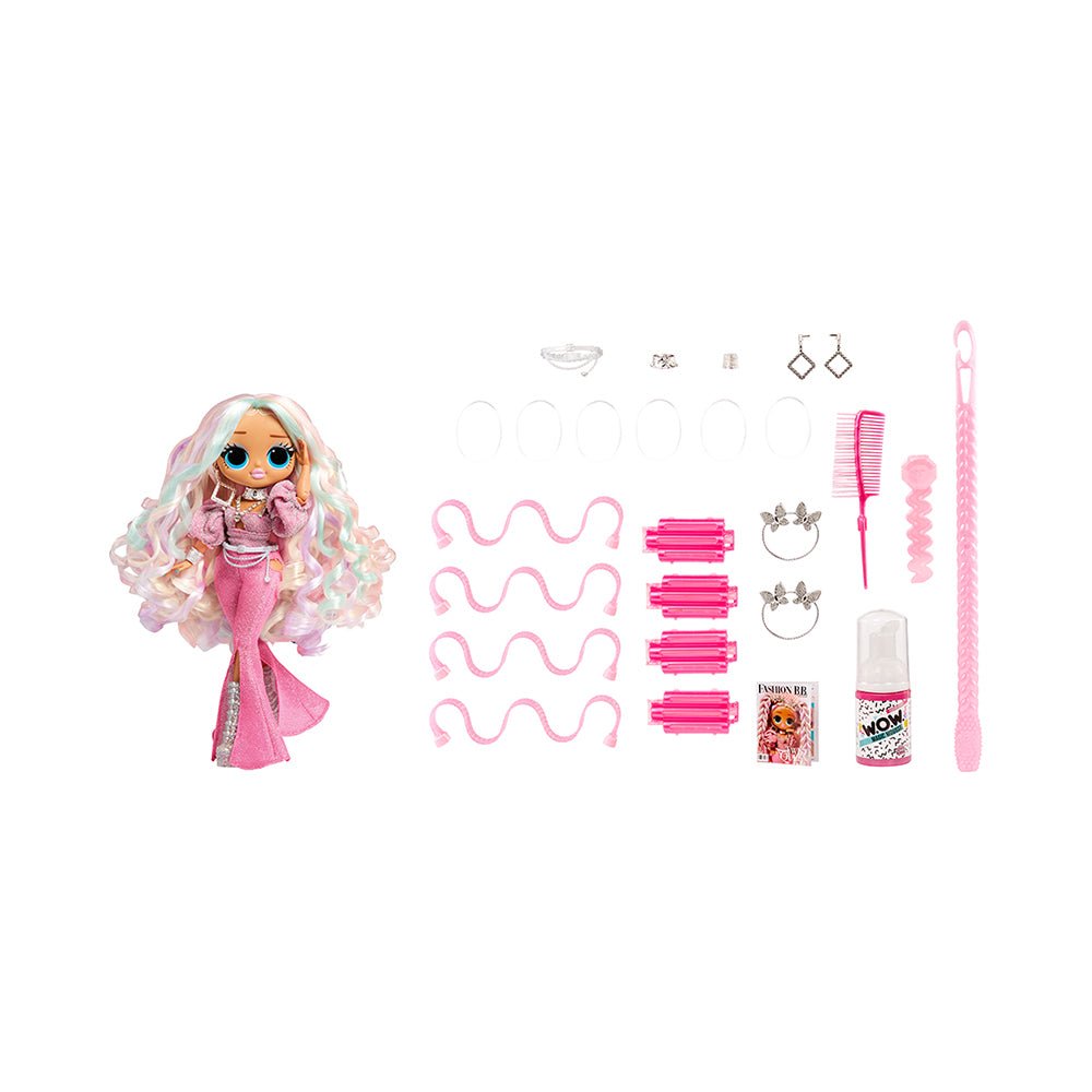 LOL Surprise OMG Fashion Show Hair Edition Twist Queen Fashion Doll with Magic Mousse - Mastermind Toys___226964