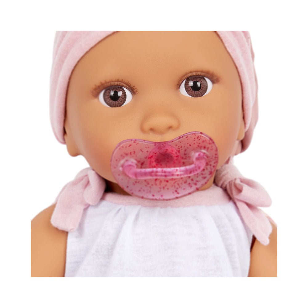 LullaBaby 14" Baby Doll w/2pc Body Suit & Pink Headband - Mastermind Toys___231458