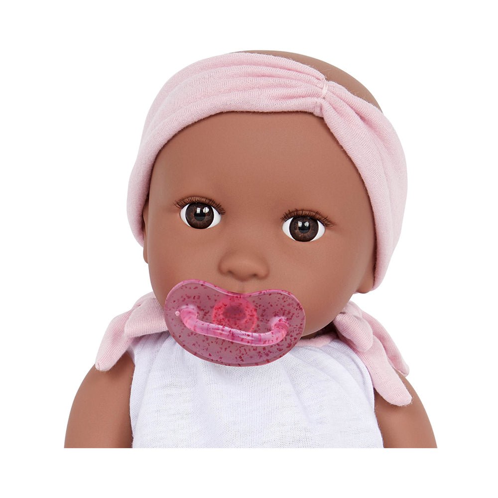 LullaBaby 14" Baby Doll with Body Suit & Headband - Mastermind Toys___231460