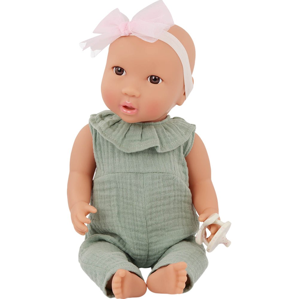 LullaBaby 14” Baby Doll with Green Jumper - Mastermind Toys___234792