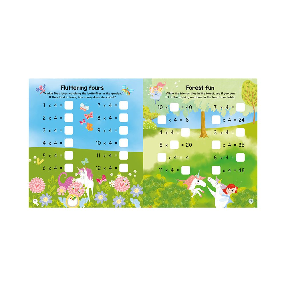 Magical Unicorn Academy: Times Tables Book - Mastermind Toys___230217