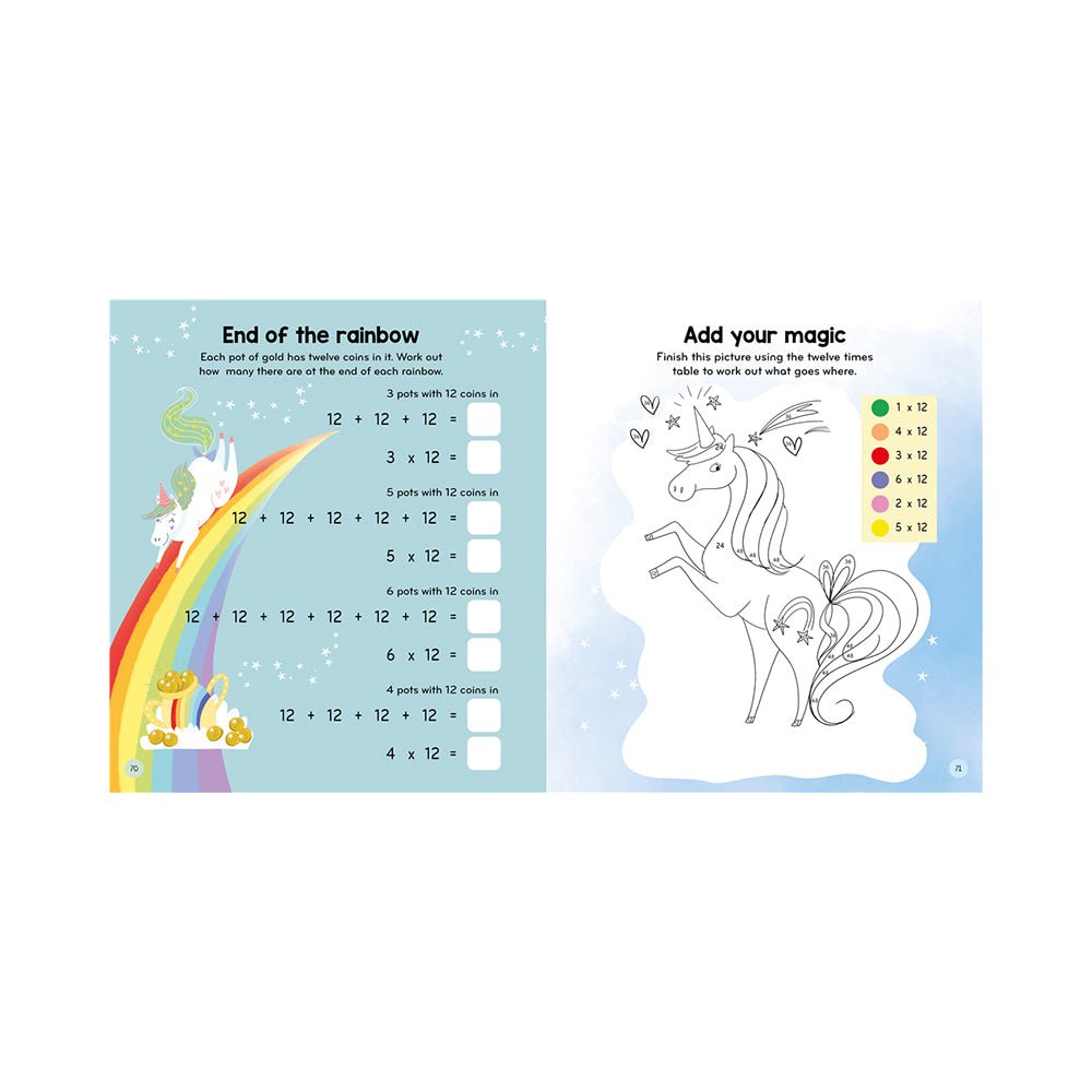 Magical Unicorn Academy: Times Tables Book - Mastermind Toys___230217