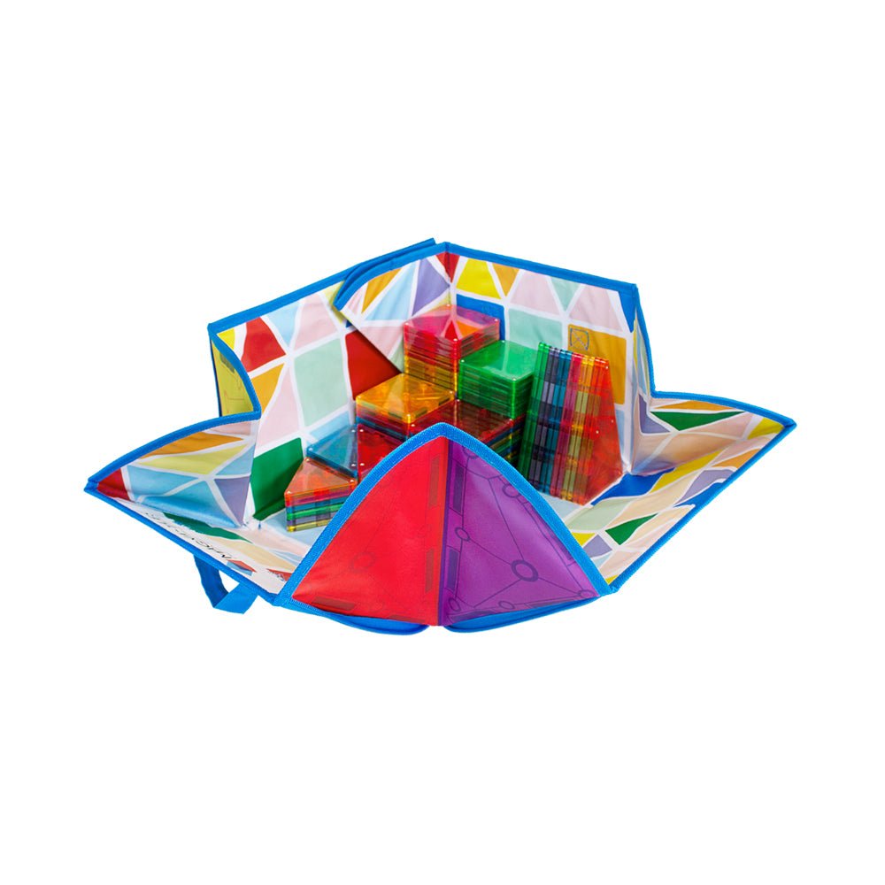 MAGNA - TILES Storage Bin Bundle 84 - Piece Magnetic Construction Set, The MOST COMPLETE Set From The OR - Mastermind Toys___224342