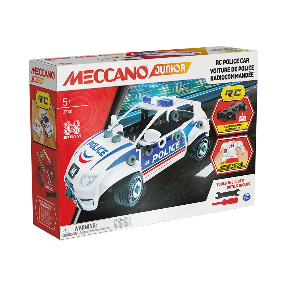 Meccano Junior Police Vehicle - Mastermind Toys___226565