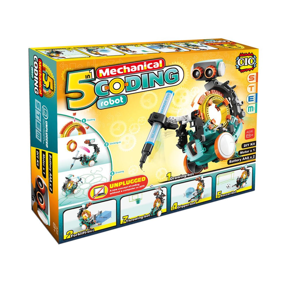 Mechanical Coding 5 - in - 1 Robot - Mastermind Toys___213921