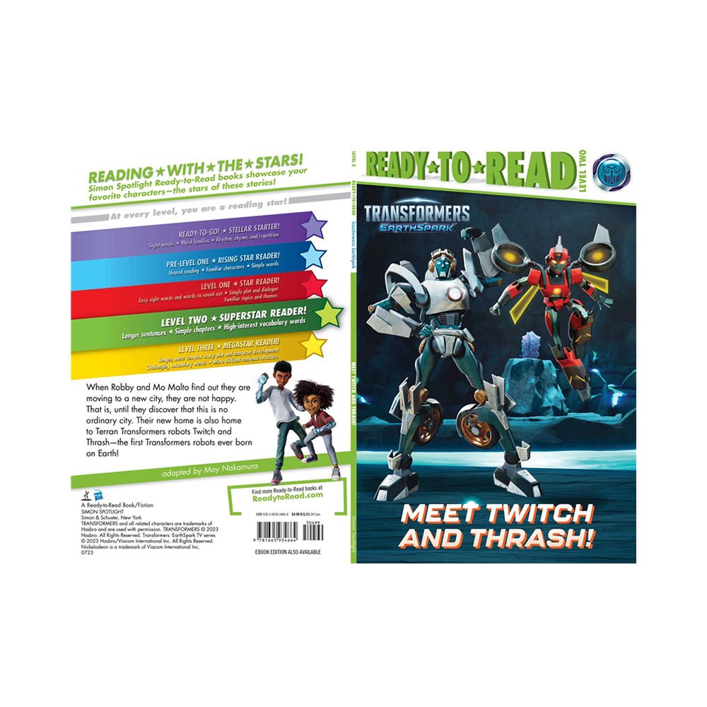 Meet Twitch and Thrash! Ready - to - Read Level 2 Book - Mastermind Toys___230105