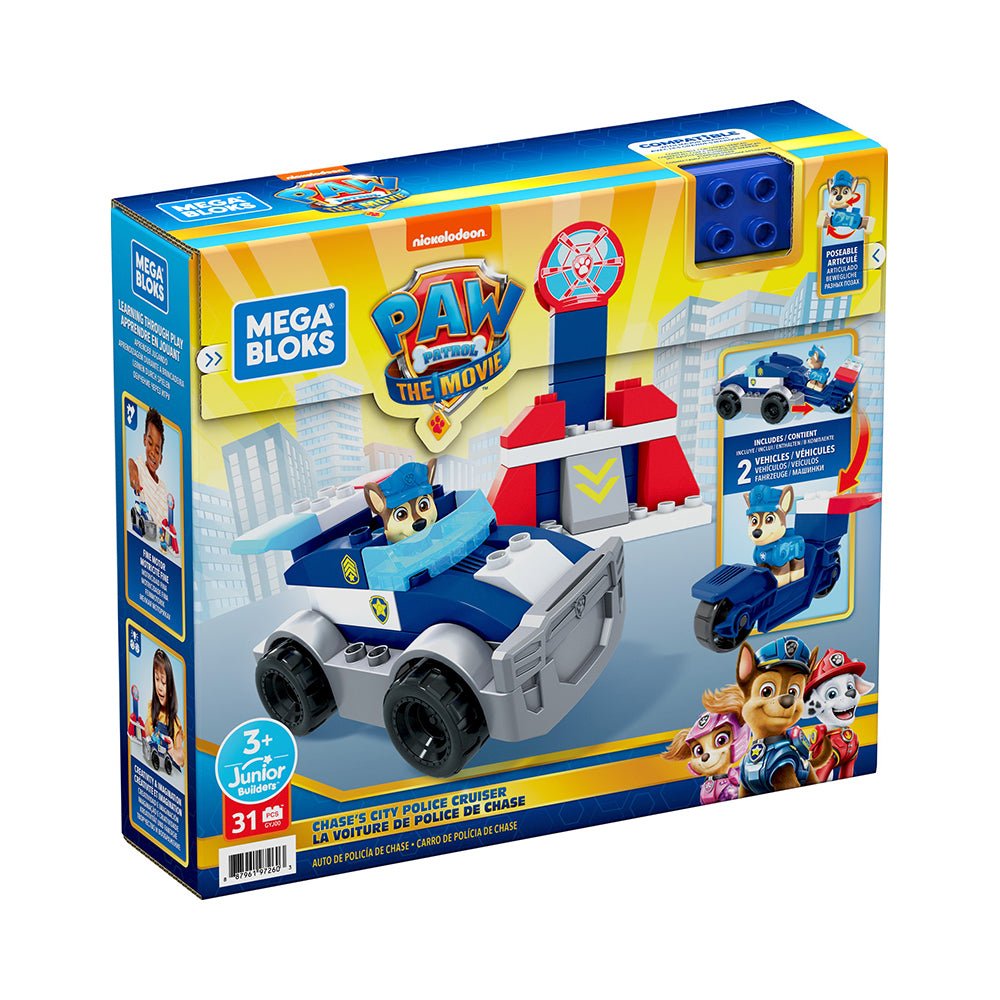 Mega Bloks Paw Patrol Chase’s City Police Cruiser - Mastermind Toys___222427