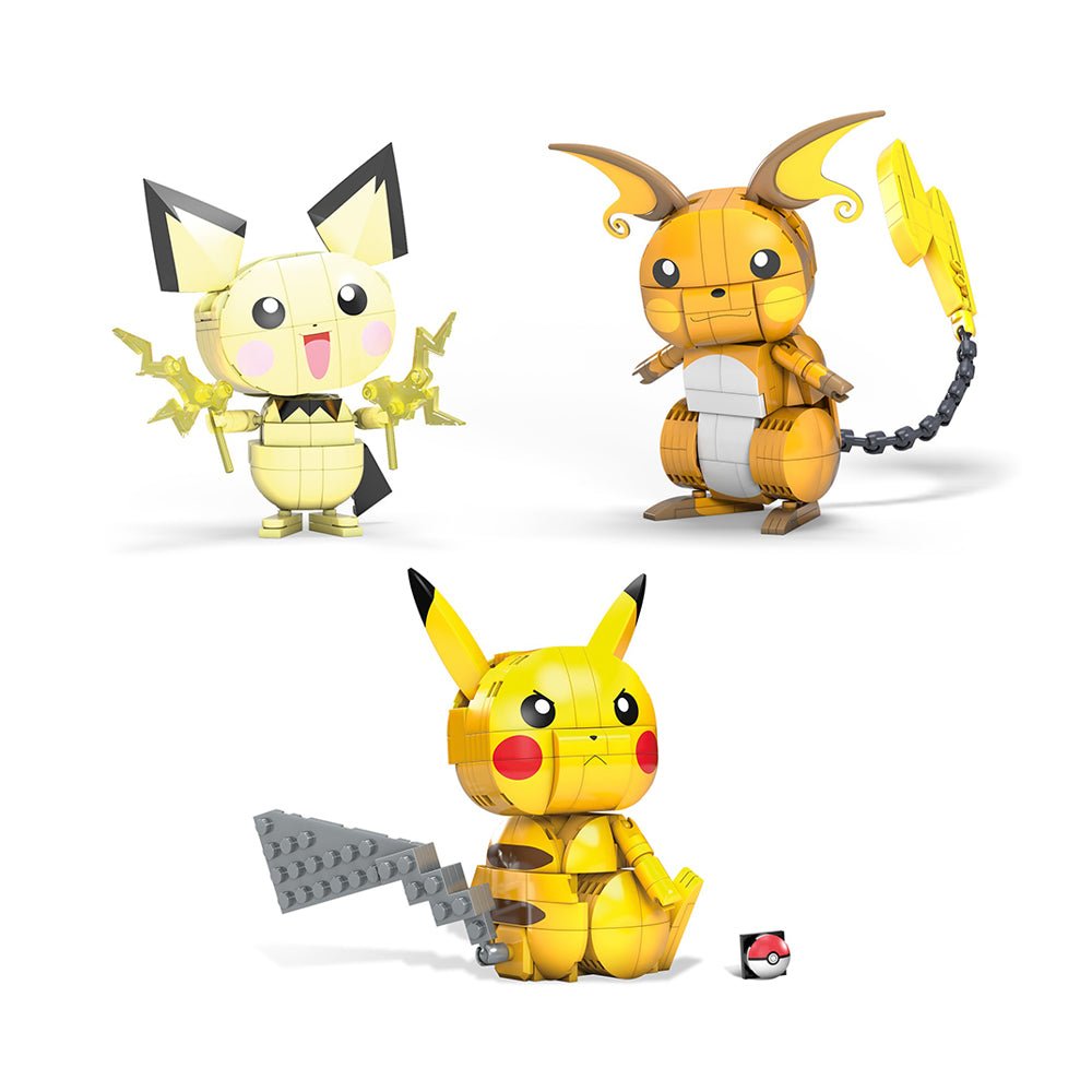 Mega Construx Pokémon Build & Show Pikachu Evolution Trio - Mastermind Toys___222422