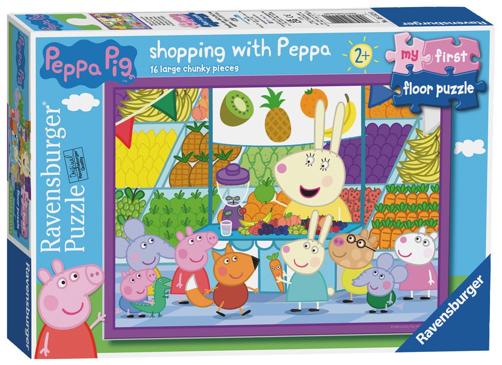 MFP Shopping with Peppa 16pc Floor Puzzle - Mastermind Toys___234501