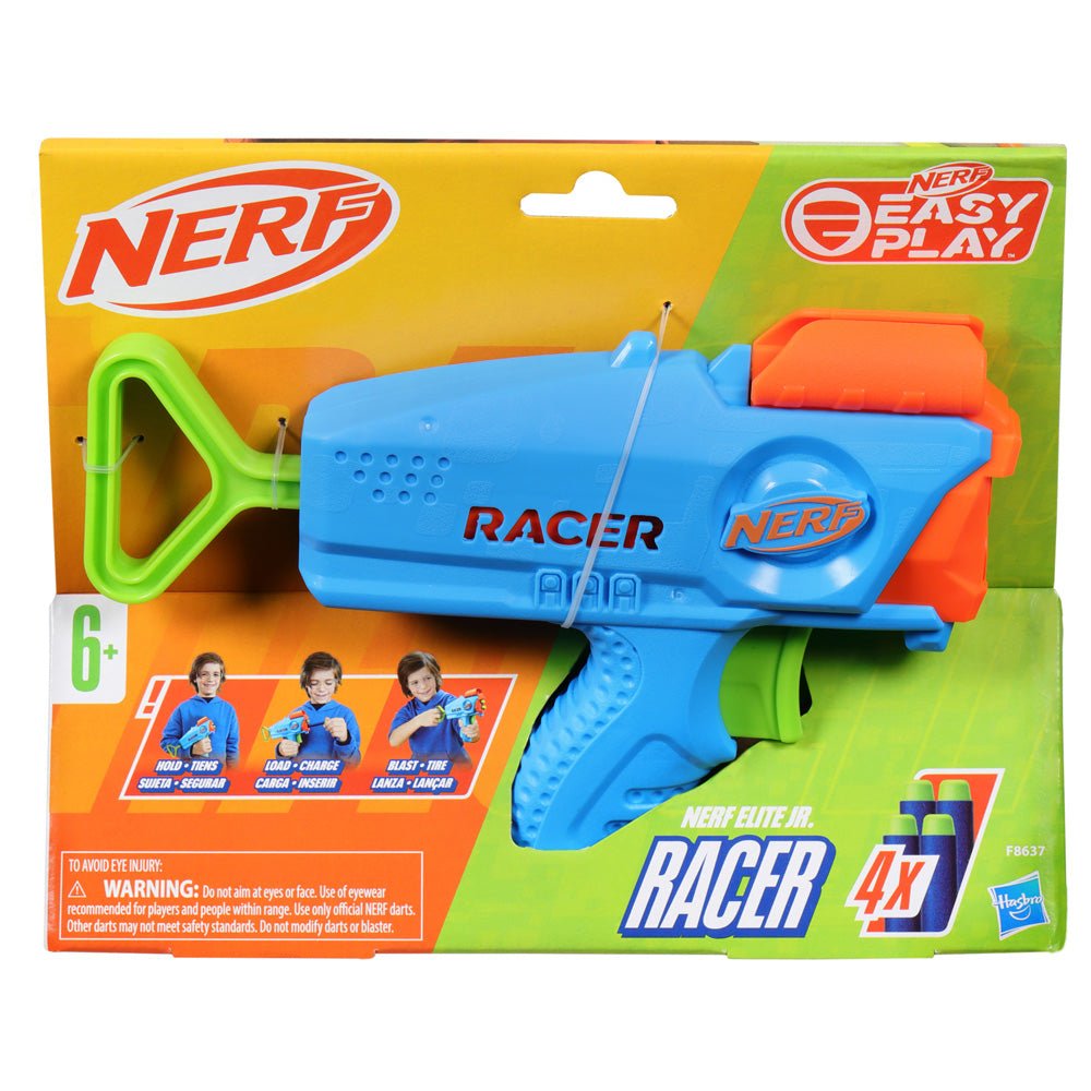 Nerf Elite Junior Racer Easy - Play Dart Blaster - Mastermind Toys___232718