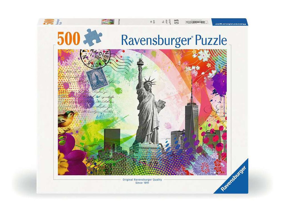 New York Postcard 500 Pc Puzzle - Mastermind Toys___237066