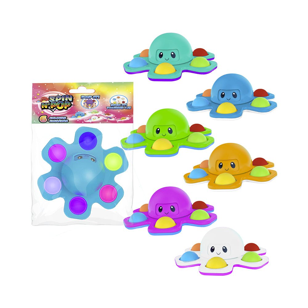 Octopus Spin n'Pop Assorted - Mastermind Toys___224900