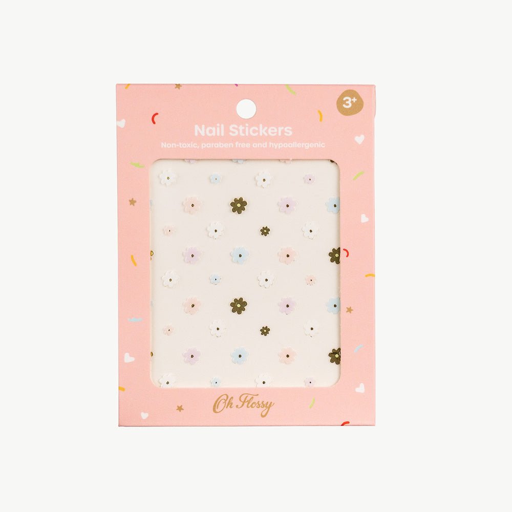 Oh Flossy Nail Stickers - Flowers - Mastermind Toys___234031