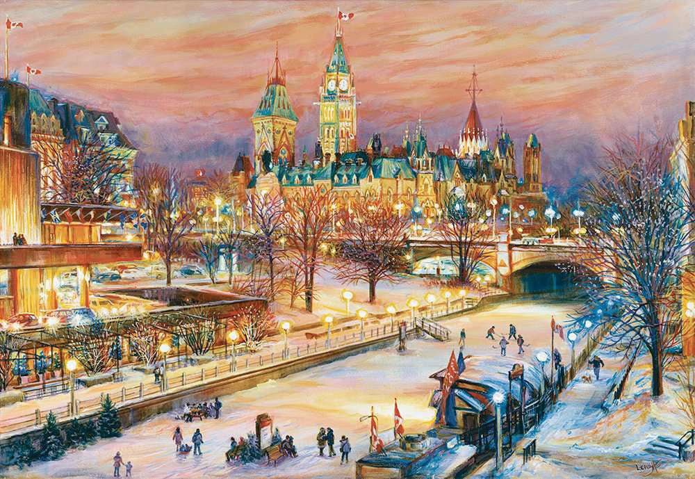 Ottawa Winterlude Festival 1000 pc Puzzle - Mastermind Toys___237123