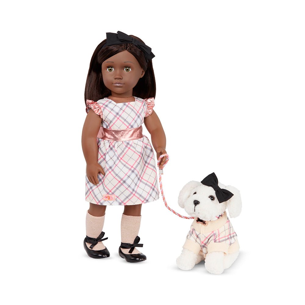 Our Generation Candice & Chic 18" Doll with Pet - Mastermind Toys___225759