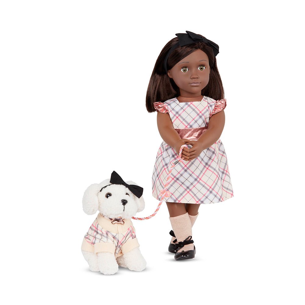 Our Generation Candice & Chic 18" Doll with Pet - Mastermind Toys___225759