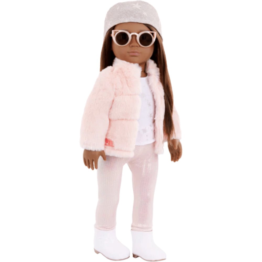 Our Generation Deluxe Pink Fur Coat Outfit - Mastermind Toys___235499