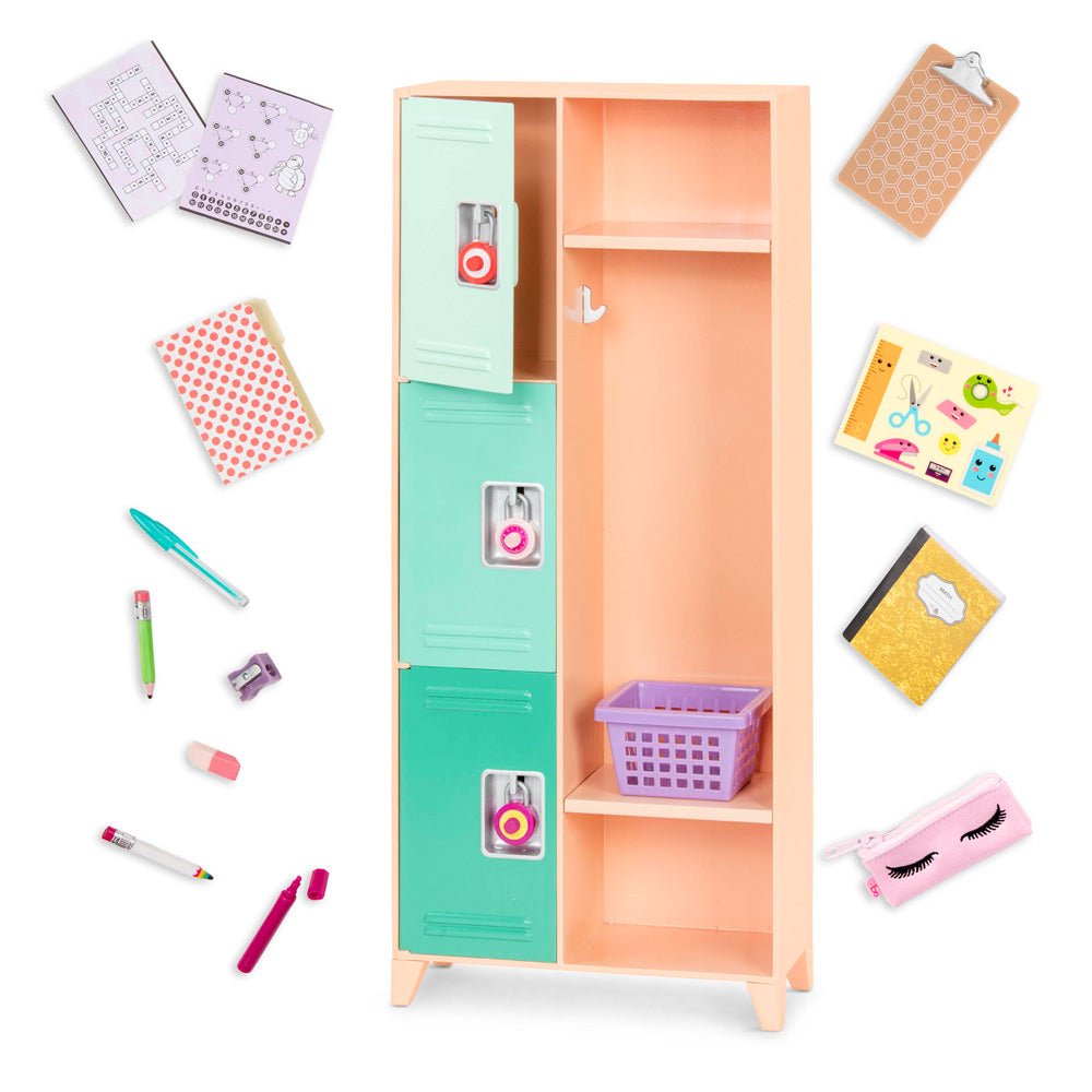 Our Generation Deluxe School Locker Set - Mastermind Toys___235519