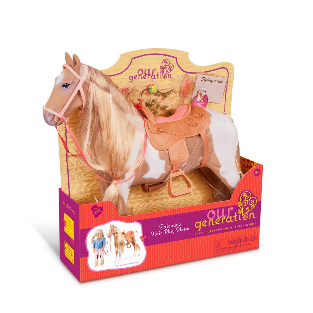 Our Generation Hair Play Palomino Horse - Mastermind Toys___235529