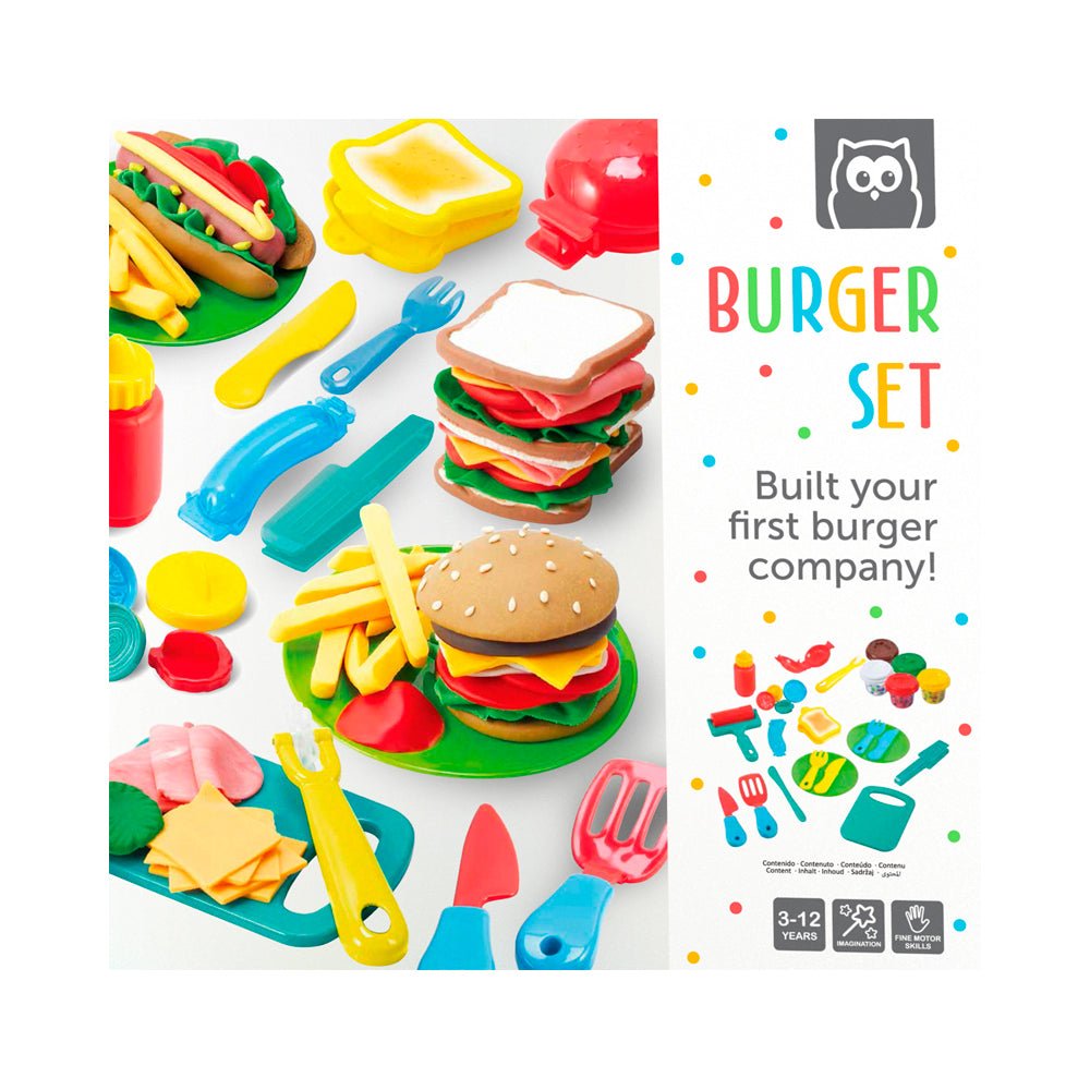 Owl Toys Burger Dough Set - Mastermind Toys___214290