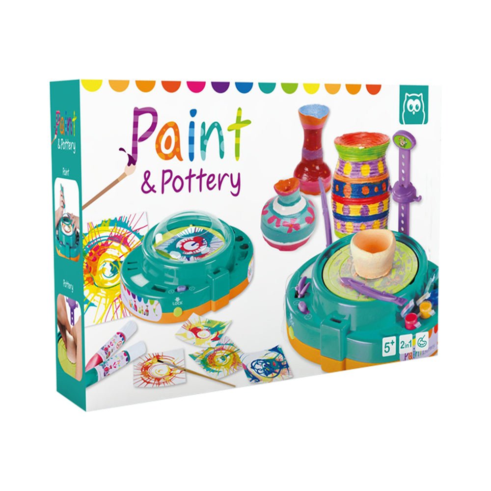 Owl Toys Paint & Pottery Set - Mastermind Toys___214286