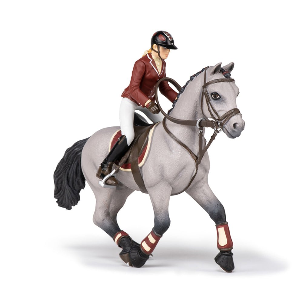 Papo Competition Horse with Rider in Red - Mastermind Toys___217934