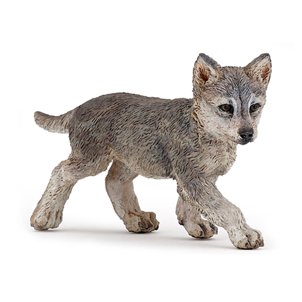 Papo Grey wolf cub Figure - Mastermind Toys___228125