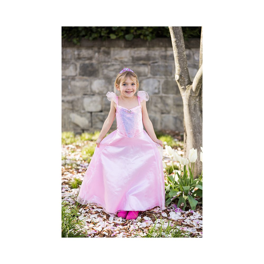 Party Princess Dress, Light Pink, Size 5 - 6 - Mastermind Toys___231558