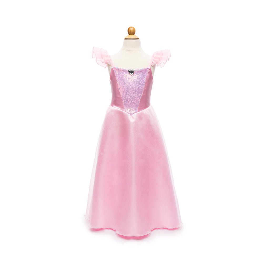 Party Princess Dress, Light Pink, Size 5 - 6 - Mastermind Toys___231558