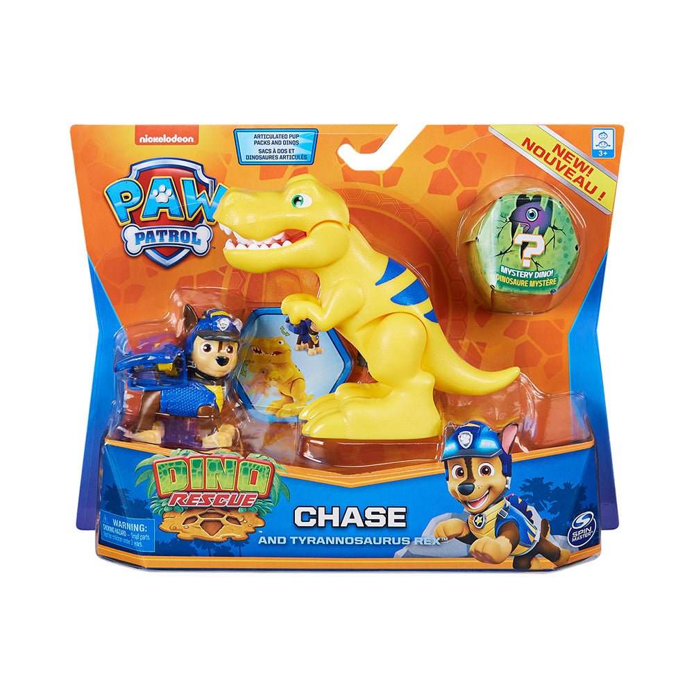 PAW Patrol Dino Rescue Chase and Tyrannosaurus Rex - Mastermind Toys___217717