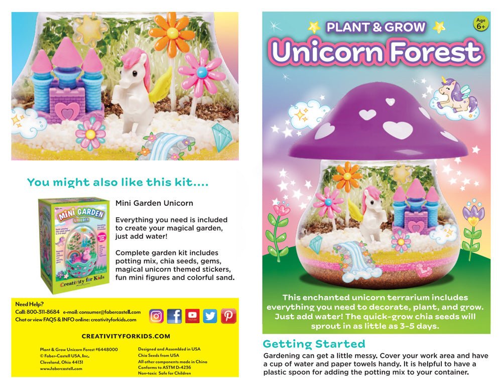 Plant & Grow Unicorn Forest - Mastermind Toys___232736