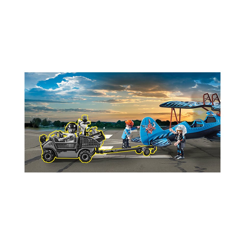 Playmobil Air Stunt Show Phoenix Biplane Playset - Mastermind Toys___227593