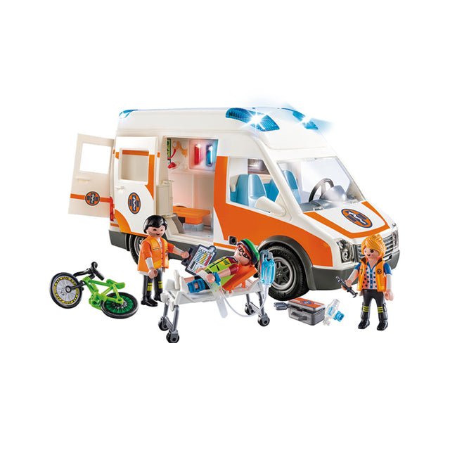 Playmobil City Life Ambulance with Flashing Lights - Mastermind Toys___217342