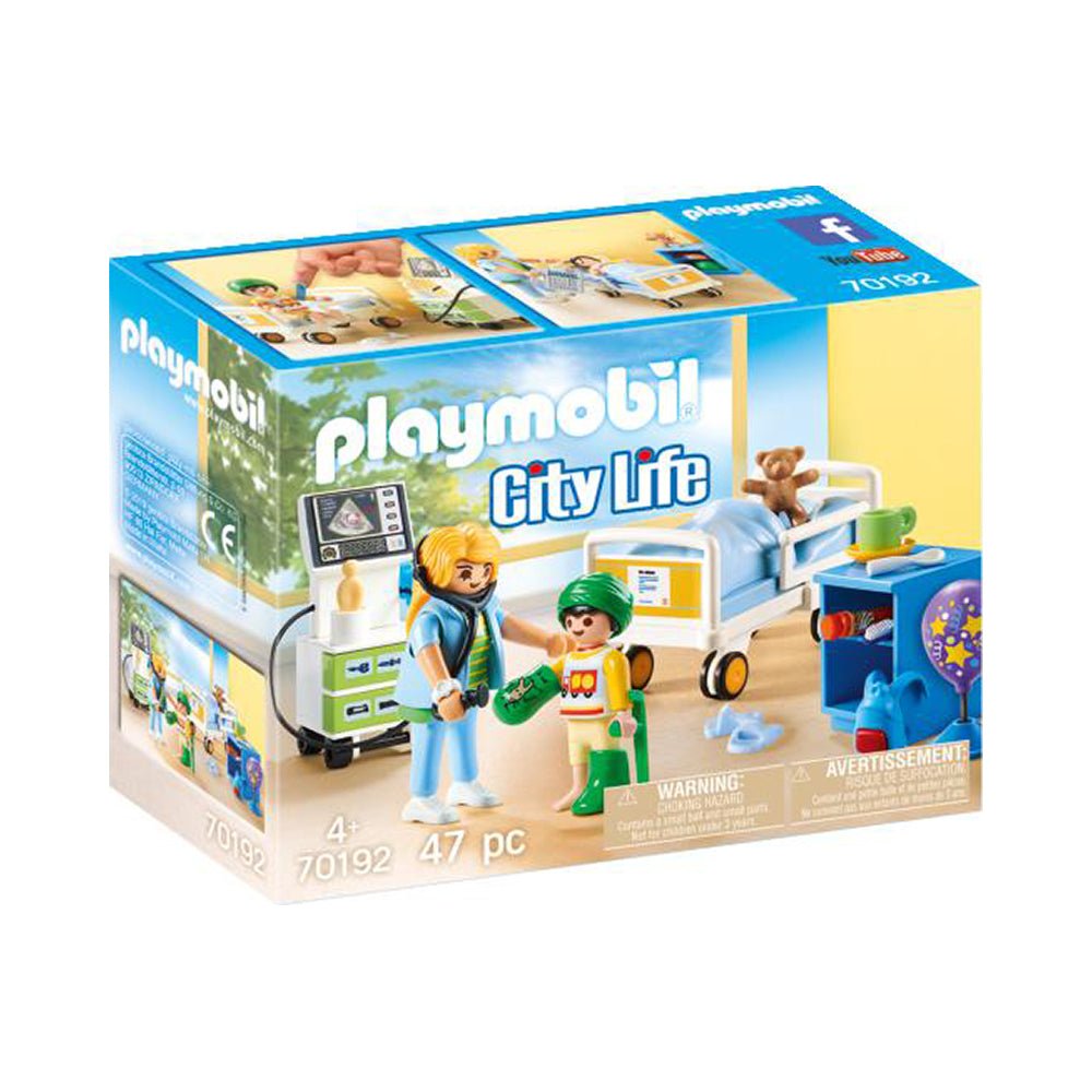 Playmobil City Life Children's Hospital Room - Mastermind Toys___217335