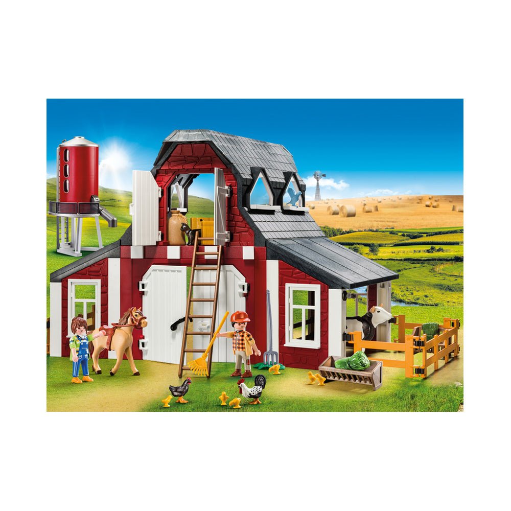 Playmobil Country Barn with Silo - Mastermind Toys___208060