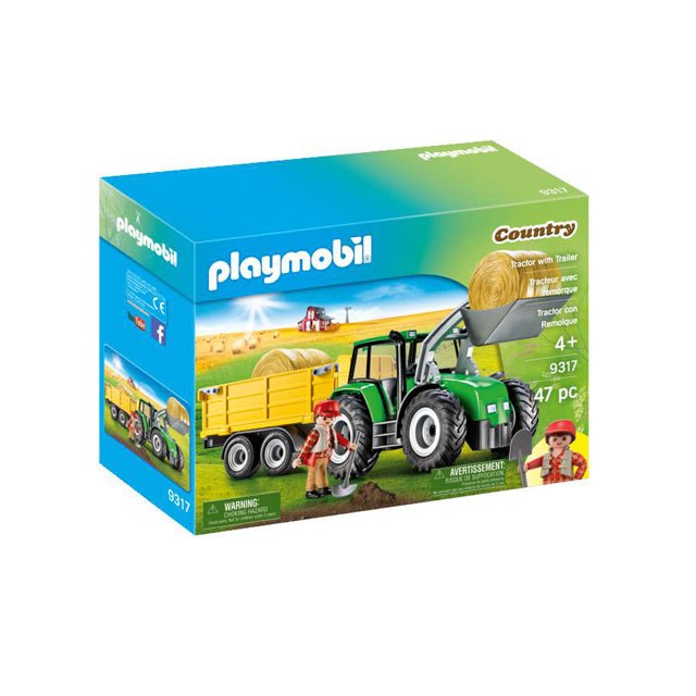 Playmobil Country Tractor with Trailer - Mastermind Toys___208059