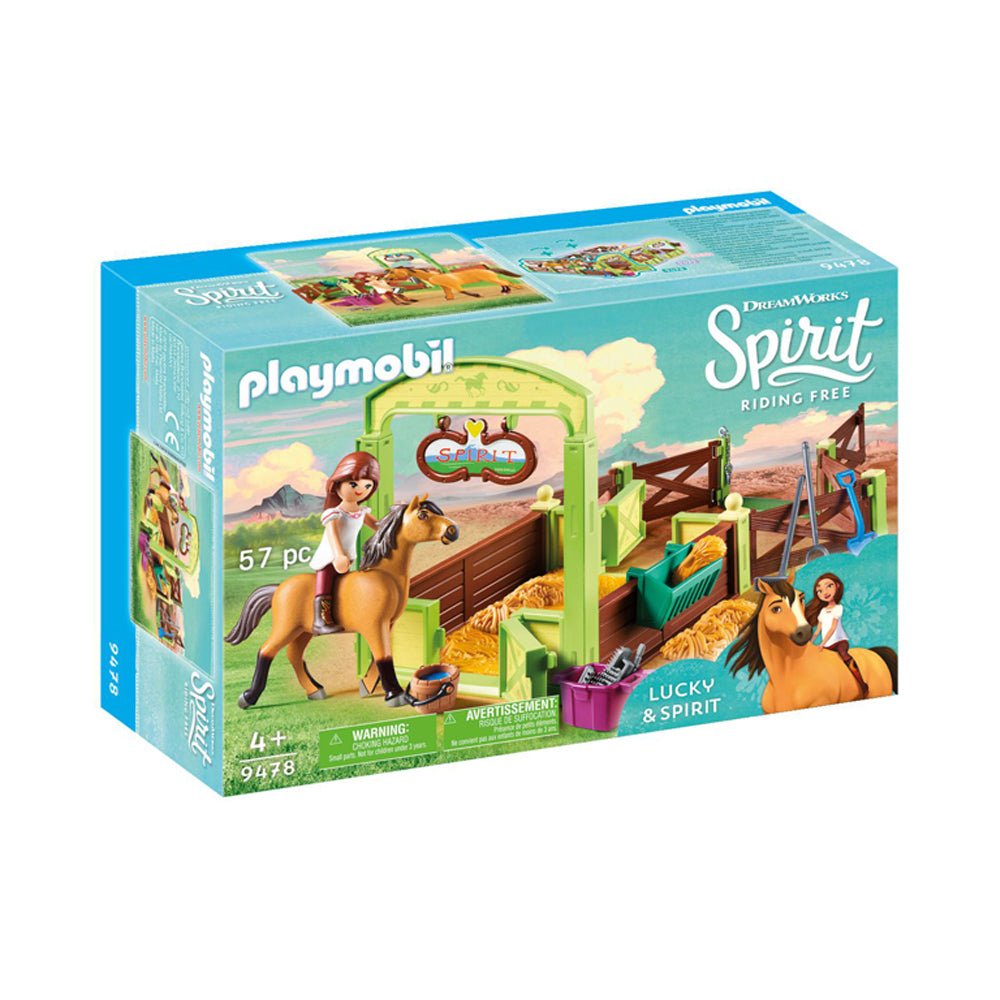 Playmobil Dreamworks Spirit Riding Free Horse Box Lucky & Spirit - Mastermind Toys___209088