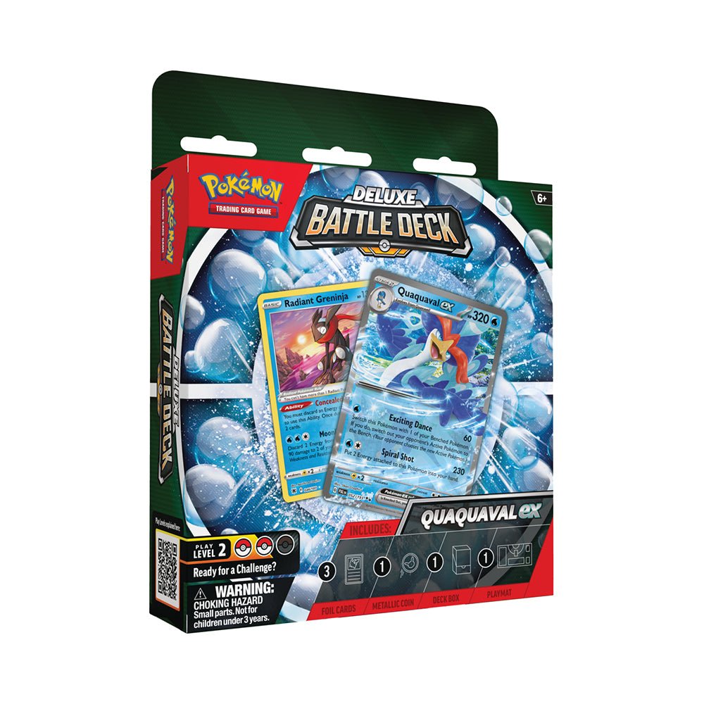 Pokémon TCG: Meowscarada & Quaquaval Ex Deluxe Battle Deck - Mastermind Toys___231447