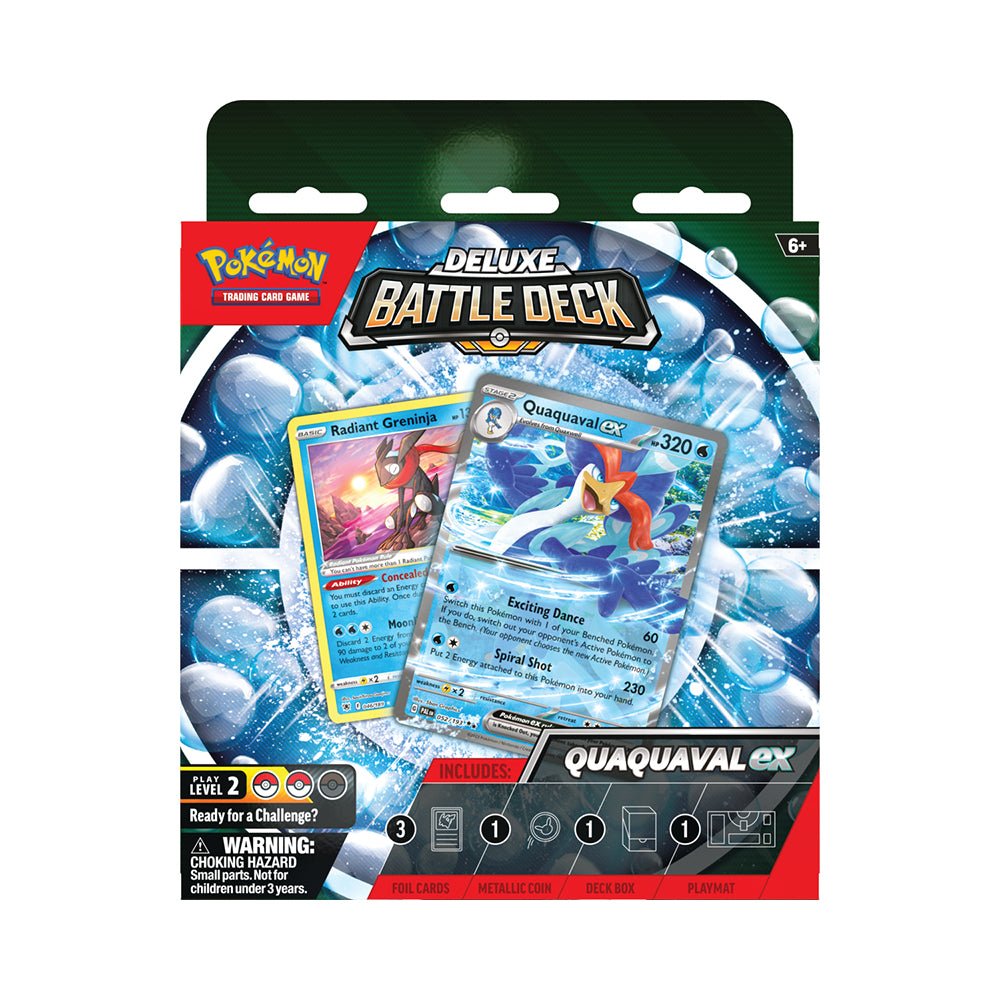 Pokémon TCG: Meowscarada & Quaquaval Ex Deluxe Battle Deck - Mastermind Toys___231447