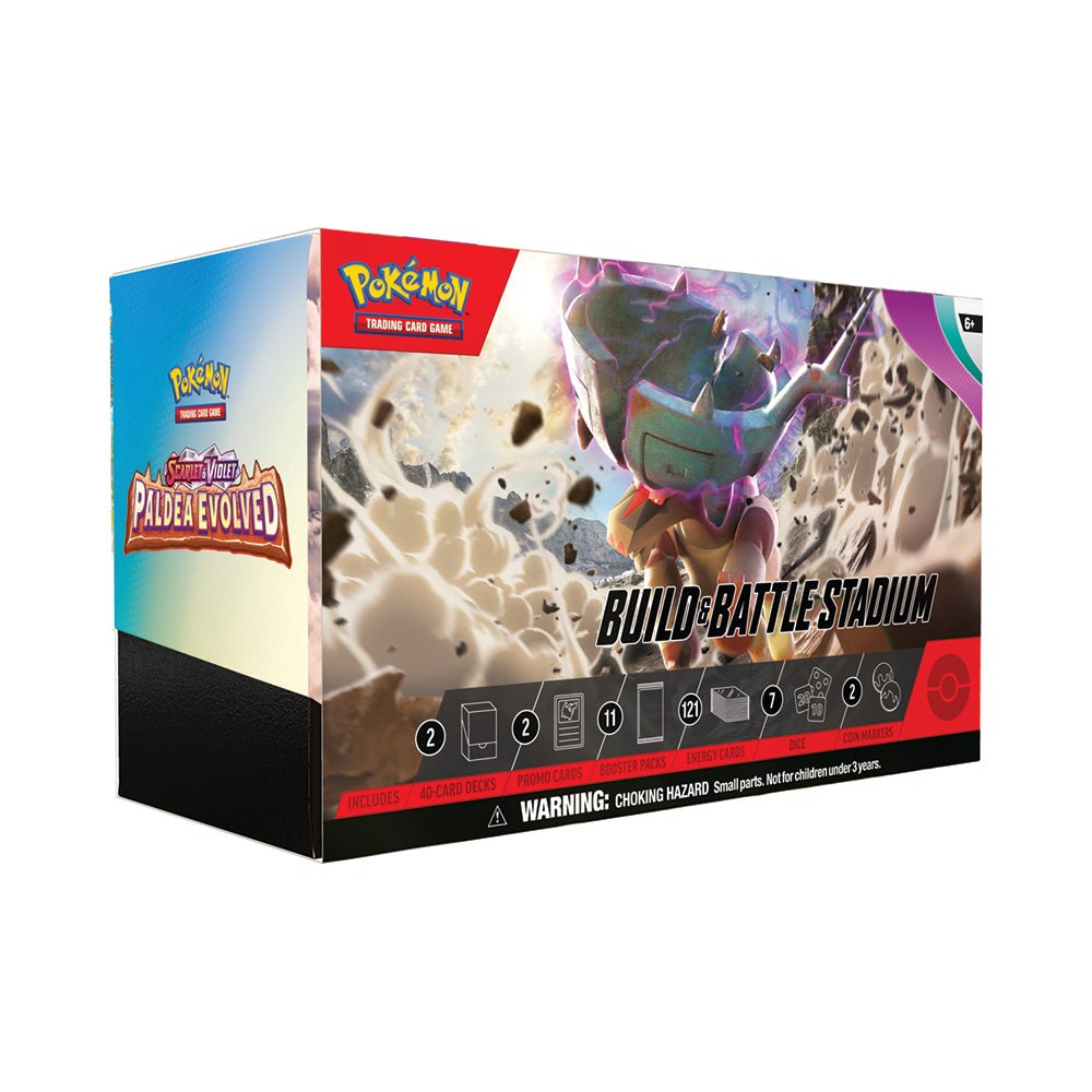 Pokémon TCG: Scarlet & Violet Paldea Evolved Build & Battle Stadium - Mastermind Toys___230316