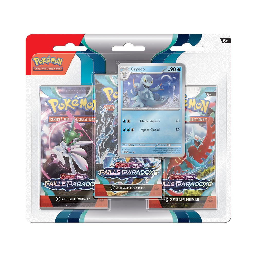 Pokémon TCG: Scarlet & Violet - Paradox Rift Three - Booster Blister - Mastermind Toys___232433