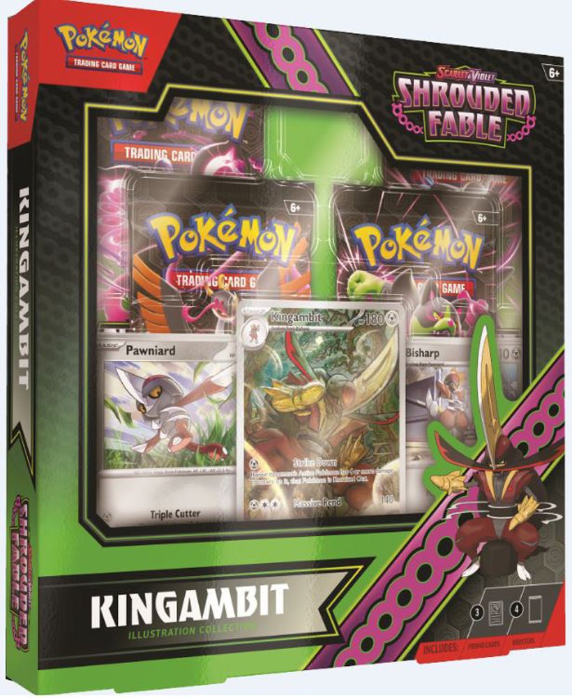 Pokémon TCG: Scarlet & Violet - Shrouded Fable Kingambit Illustration Collection - Mastermind Toys___233794