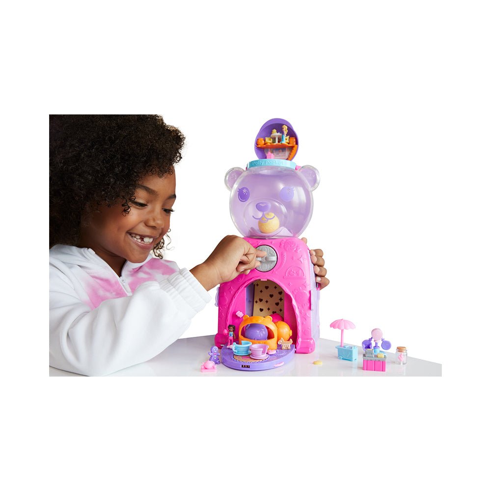 Polly Pocket Travel Toys, Gumball Bear Playset, 2 Dolls and Accessories - Mastermind Toys___227436