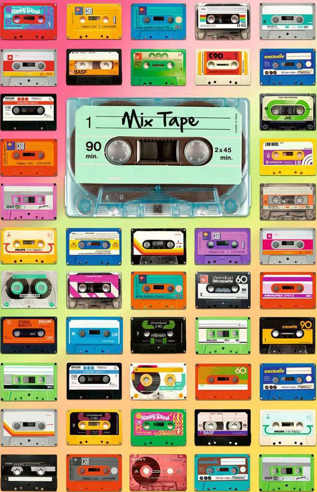 Puzzle Moments: Mix Tape 200 pc Puzzle - Mastermind Toys___238498