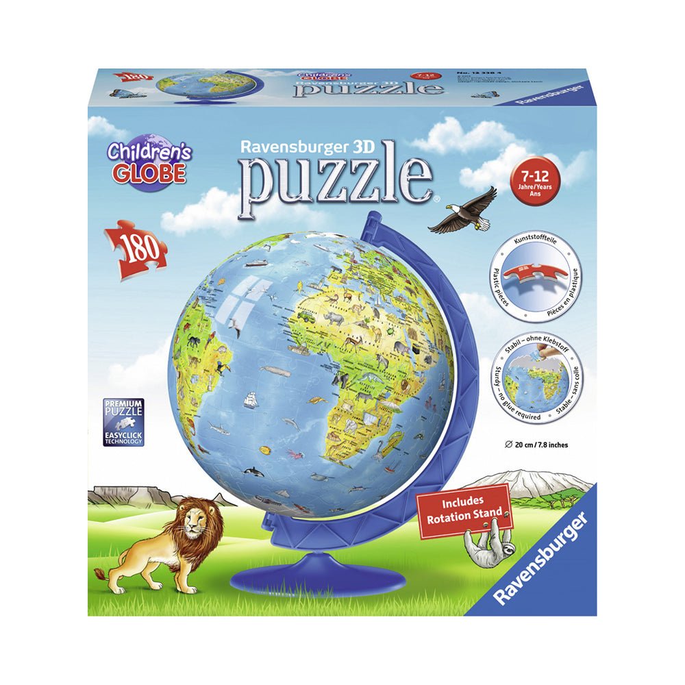 Ravensburger Children's World Globe 3D Puzzle - Mastermind Toys___203756