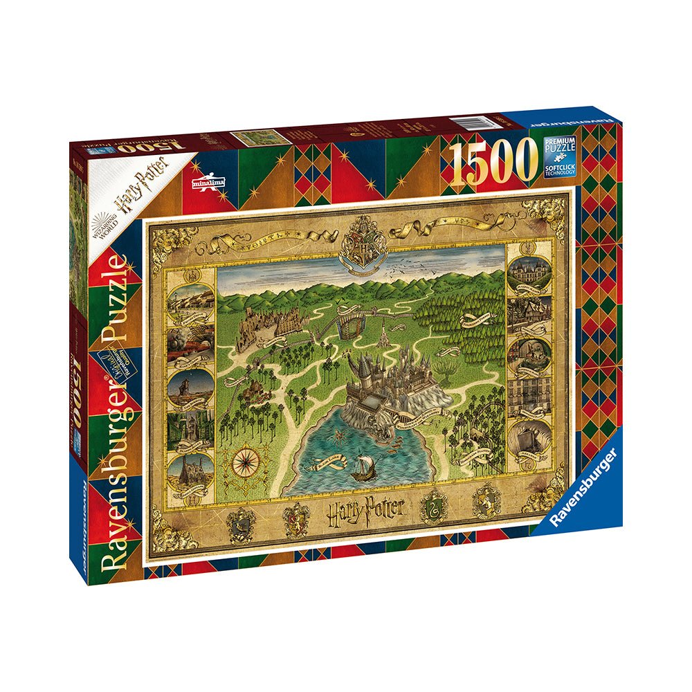 Ravensburger Harry Potter Hogwarts Map 1500pc Puzzle - Mastermind Toys___223383