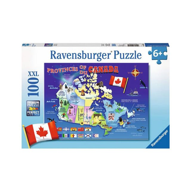 Ravensburger Map of Canada 100 XXL Piece Puzzle - Mastermind Toys___138604